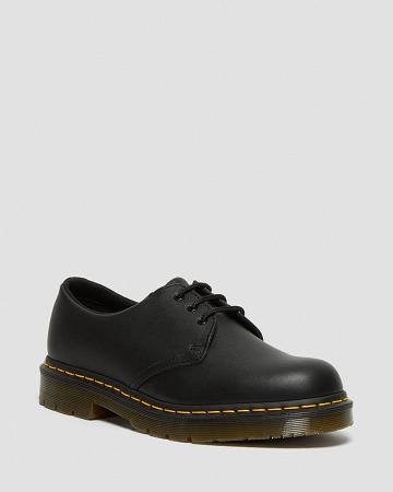 Dr Martens 1461 Slip Resistant Leren Oxford Schoenen Dames Zwart | NL 426EBC